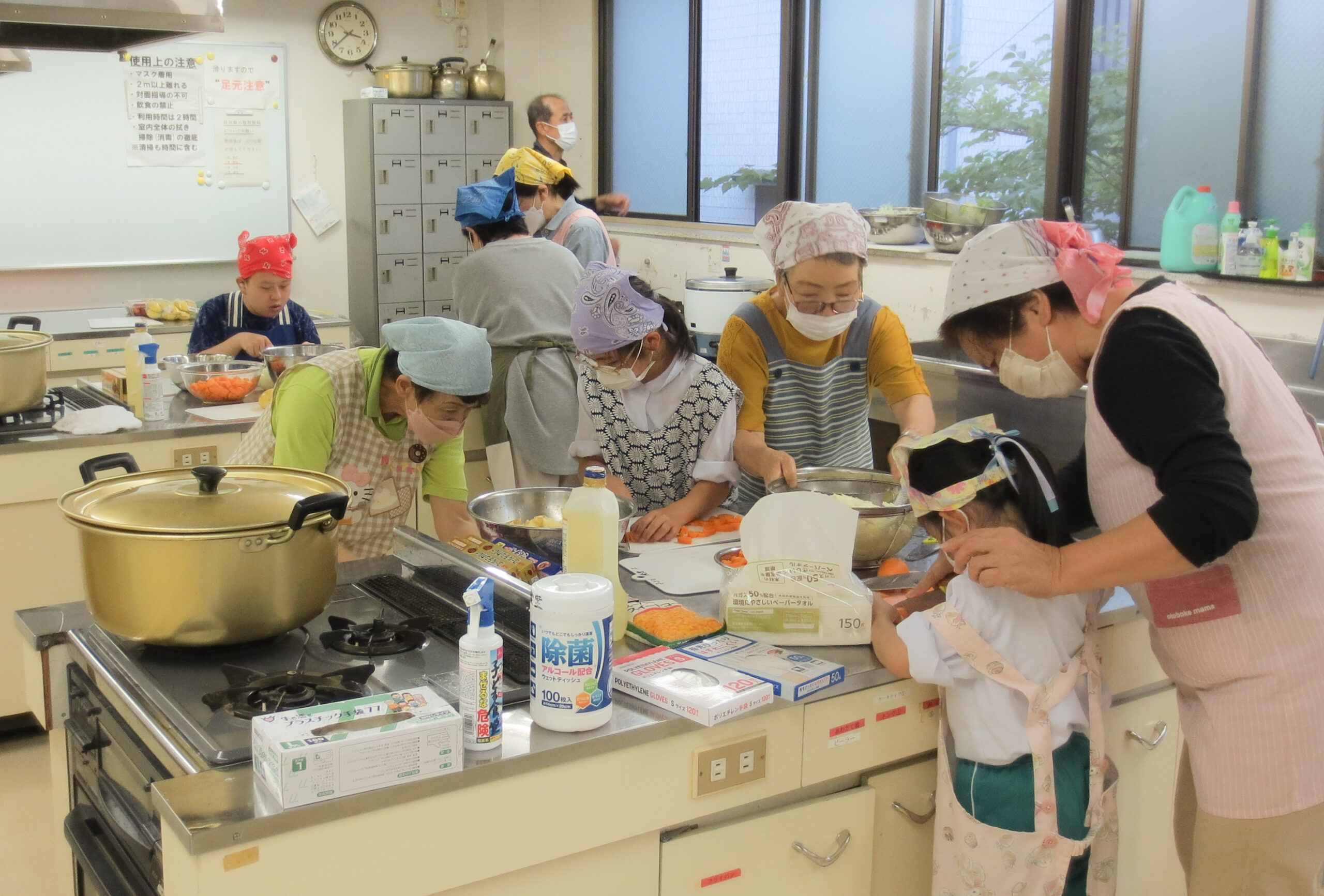 子どものための料理教室のようす4